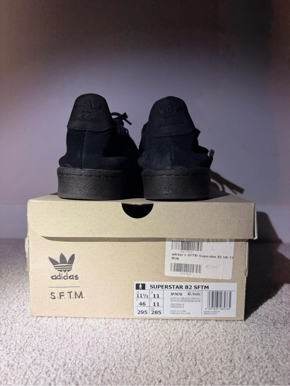 adidas x Song for the Mute SFTM Superstar 82 Black – Size 11.5
